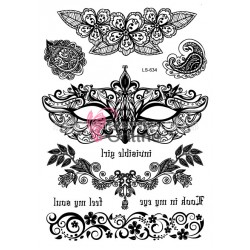 Tatuaje temporare pentru corp HENNA LS 634